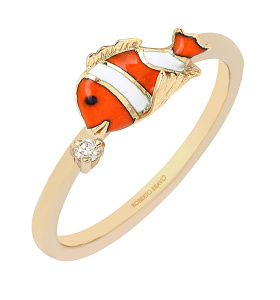 Кольцо Тотити TTHR0005-03 (Au 585)