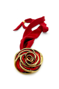 Колье Graziella Rosa12-Red-NL-Y (Ag 925)