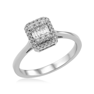 Кольцо с бриллиантами ALY0089-YZ (Au 585)