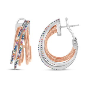 Серьги Rainbow DM3715-7C-GTSDE (Ag 925)