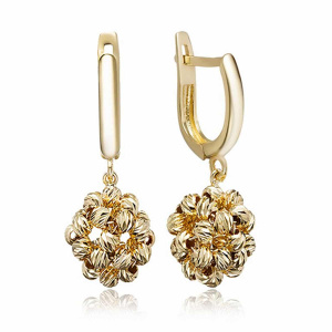 KP000030-Y Серьги (Au 585)