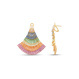 Серьги Rainbow DM3409-7CEG (Ag 925)