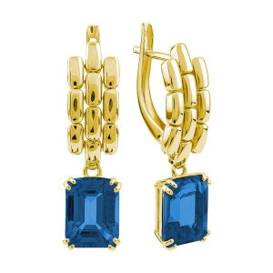 Серьги 00988-20-030014-16 (Au 585)