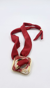 Колье Graziella Forme12-RedWhite-Pn-Y (Ag 925)