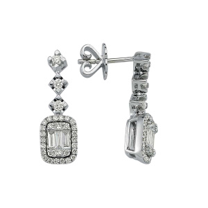 Серьги с бриллиантами HRC0002-KP (Au 585)