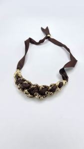 Колье Graziella Treccia08-Choco-NL-Y (Ag 925)