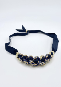 Колье Graziella Treccia08-Blue-NL-Y (Ag 925)