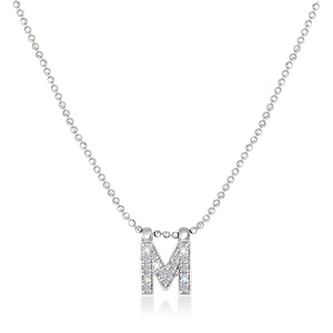 Колье с бриллиантами AQ00147-KL-M (Au 585)