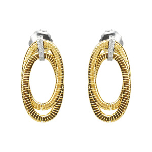 Серьги Италия 925 ORCA15.2C (Ag 925)