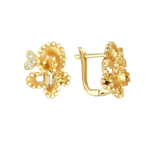 Серьги SD SDHE0036-01 (Au 585)