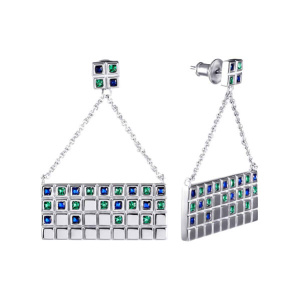 Серьги SY-356139-E_SR_003_WG (Ag 925)