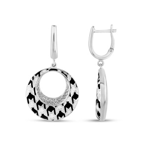 Серьги PP 925 PPHE0013-CZ (Ag 925)