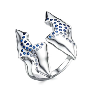 Кольцо R37644_KO_001_WG (Ag 925)