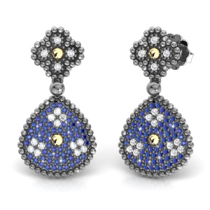 Серьги Bohemme 7PRI013E (Ag 925)