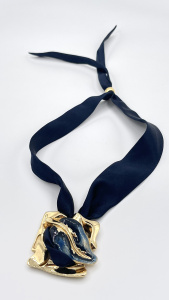 Колье Graziella Foglia11-Blue-Pn-Y (Ag 925)