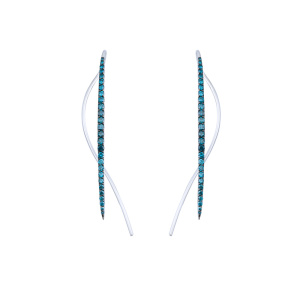 Серьги NB D009KW (Au 750)