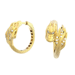 Серьги c бриллиантами 9601919 (Au 585)