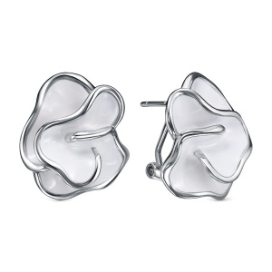 Серьги SE39972-BY_SR_ENAM_WG (Ag 925)