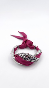 Браслет Graziella Intrecci16-Fuxia-BR-Rd (Ag 925)