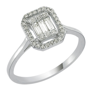 Кольцо с бриллиантами MP00109-YZ (Au 585)