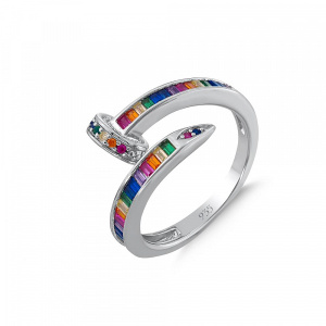 Кольцо Rainbow DM4979-7CR (Ag 925)