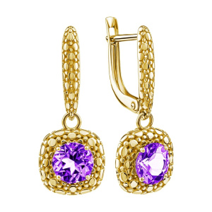 Серьги 00894-20-030014-15 (Au 585)