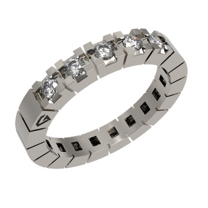 Кольцо с бриллиантами 5101902 (Au 585)