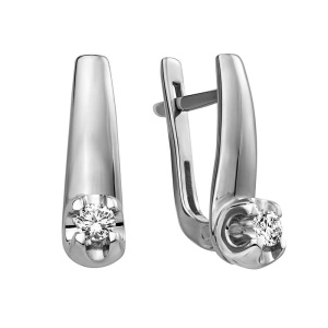 Серьги с бриллиантами 5601427 (Au 585)