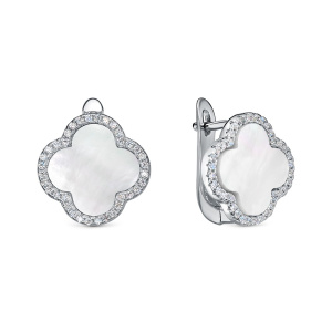 Серьги BM_007_SR_SH_WG (Ag 925)