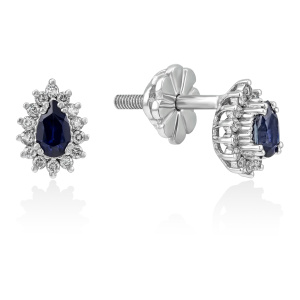 Серьги с бриллиантами MD16978 (Au 585)