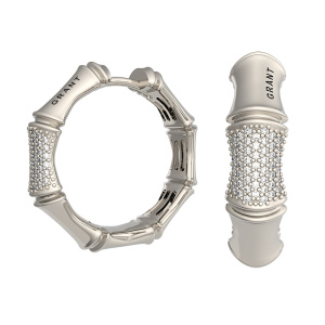 Серьги с бриллиантами 5601683 (Au 585)