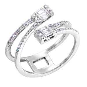 Кольцо с бриллиантами ON107 (Au 585)