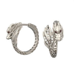 Серьги c бриллиантами 5606939 (Au 585)