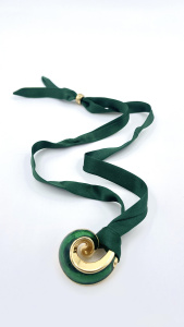 Колье Graziella Nastrio06-Green-PN-Y (Ag 925)